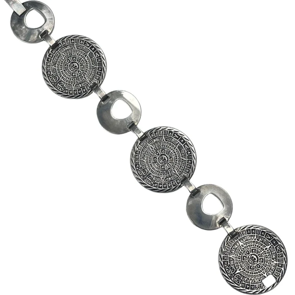 Vintage Sterling Silver Bracelet - Taxco Mexico - 45 grams